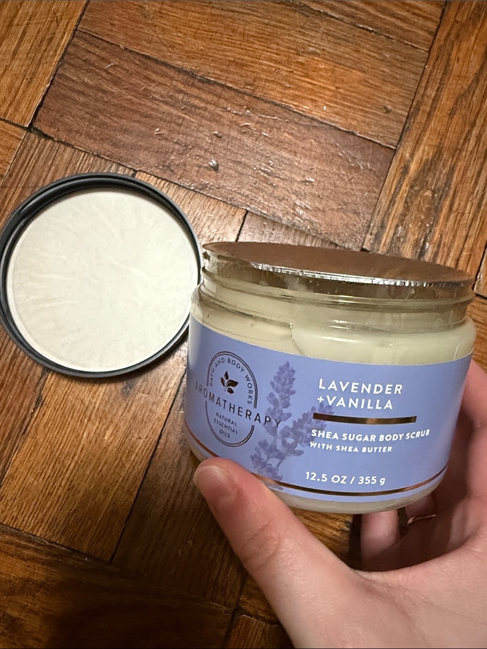 Bath & Body Works Lavender + Vanilla Shea Sugar Body Scrub brand new Sealed - Picture 6 of 8